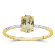 Lou Ovale Quartz Citron 1,10ct I
