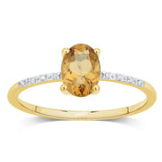 Lou Ovale Quartz Champagne 1,10ct I