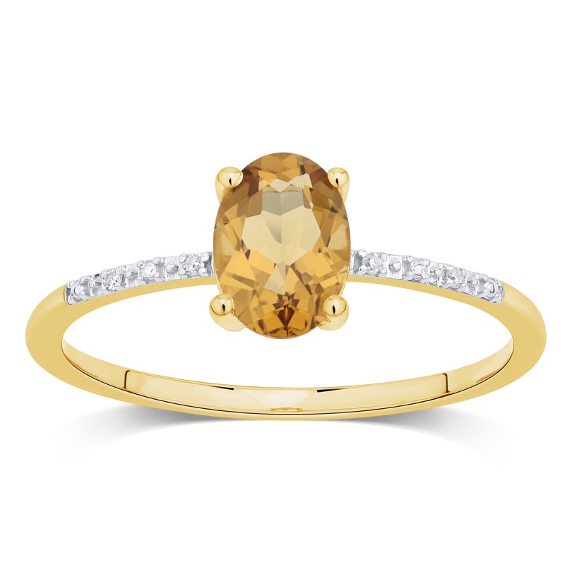 Lou Ovale Quartz Champagne 1,10ct I