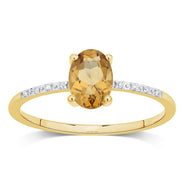 Lou Ovale Quartz Champagne 1,10ct I
