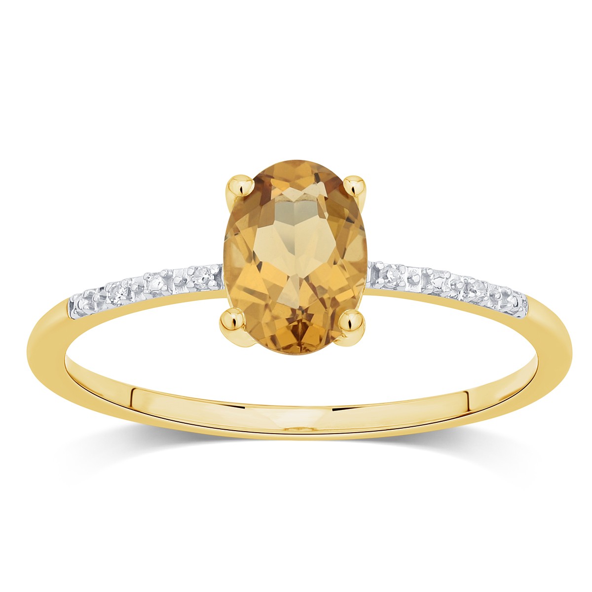 Lou Ovale Quartz Champagne 1,10ct I