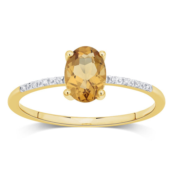 Lou Ovale Quartz Champagne 1,10ct I
