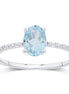Lou Ovale Topaze & Diamants 1,10ct I