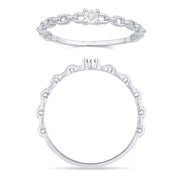 Solitaire Serti Clos Diamant 0,01ct
