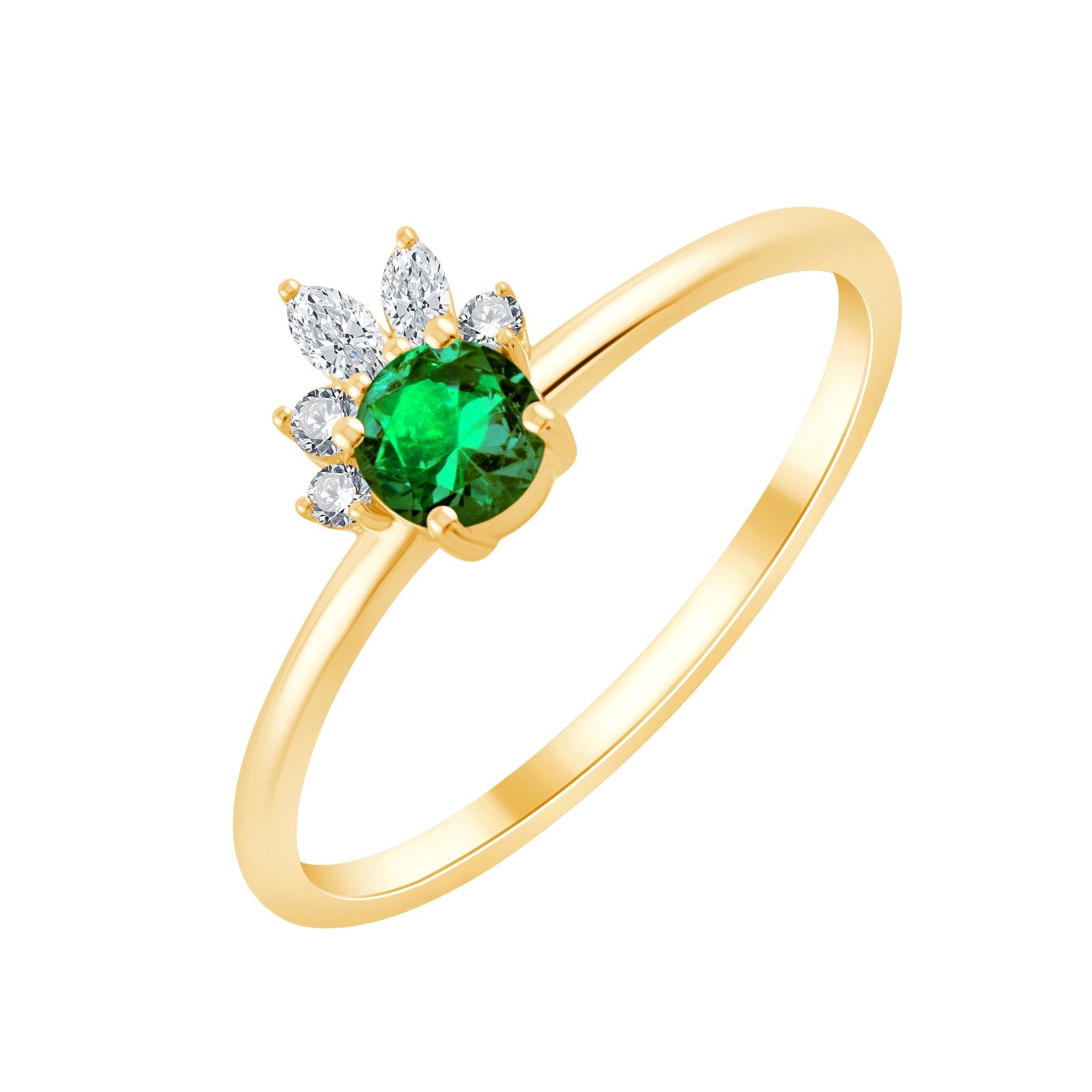 Émeraude & Diamants 0,08ct II