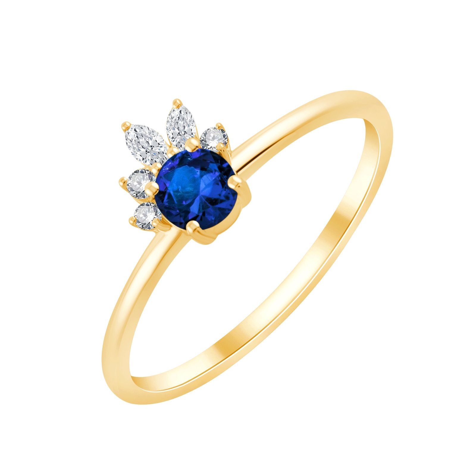Saphir et Diamants 0,08 ct