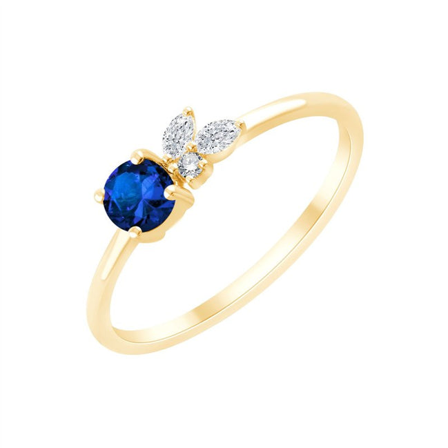 Saphir & Diamants 0,05ct IV