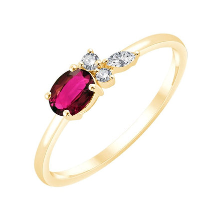 Rubis & Diamants 0,06ct VI