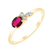 Rubis & Diamants 0,06ct VI