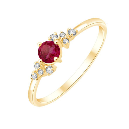 Rubis & Diamants 0,06ct VII
