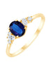 Serti clos saphir & diamants 0,11ct II