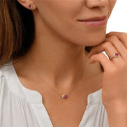 Rubis et diamants 0,6 ct