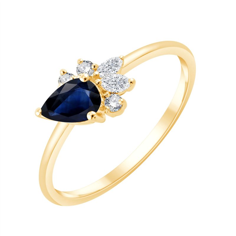 Saphir & Diamants 0,6ct