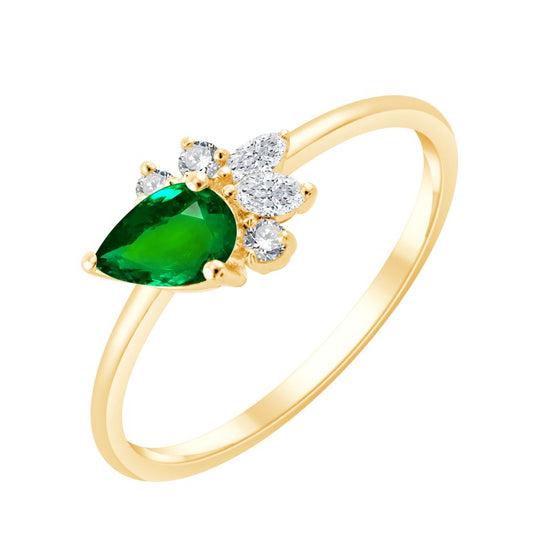 BAGUE PRIMA SAPHIR TAILLE POIRE