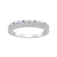 Alliance rond diamant 0,24ct
