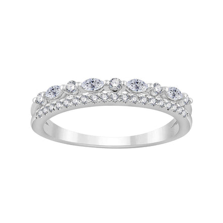 Alliance rond diamant 0,24ct