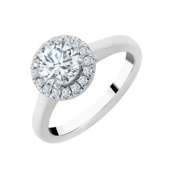 Entourage Rond Diamant 1,00ct