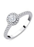 Round Diamond Surround 0.30ct IV