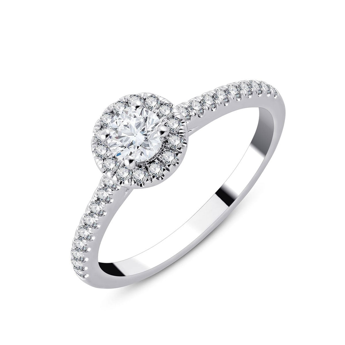 Round Diamond Surround 0.30ct IV