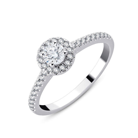 Round Diamond Surround 0.30ct IV