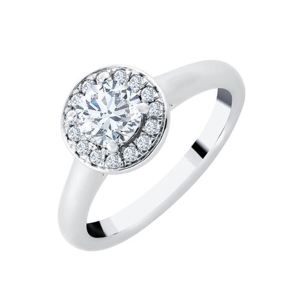 Diamond Halo Ring 0.70ct I