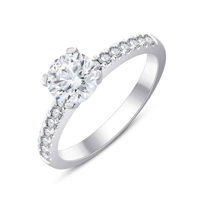 Rond serti griffe diamant 1,00 ct II