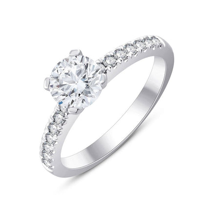 Rond serti griffe diamant 1,00 ct II