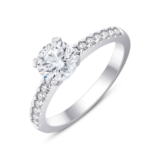 Rond serti griffe diamant 1,00 ct II