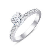 Rond serti griffe diamant 1,00 ct II