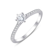 Rond Serti Griffe Diamant 0,30ct I