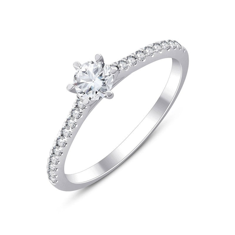 Rond Serti Griffe Diamant 0,30ct I