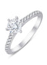 Rond Serti Griffe Diamant 0,70ct I