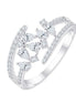 Primavera Poire Serti Griffe Diamant 0,566ct
