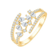 Primavera Poire Serti Griffe Diamant 0,566ct