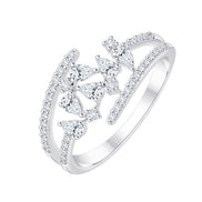 Primavera Poire Serti Griffe Diamant 0,566ct