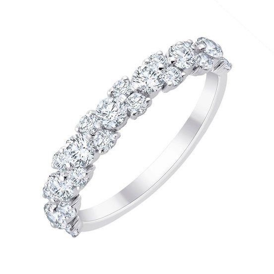 Demi Alliance Trilogie Diamant 0,93ct