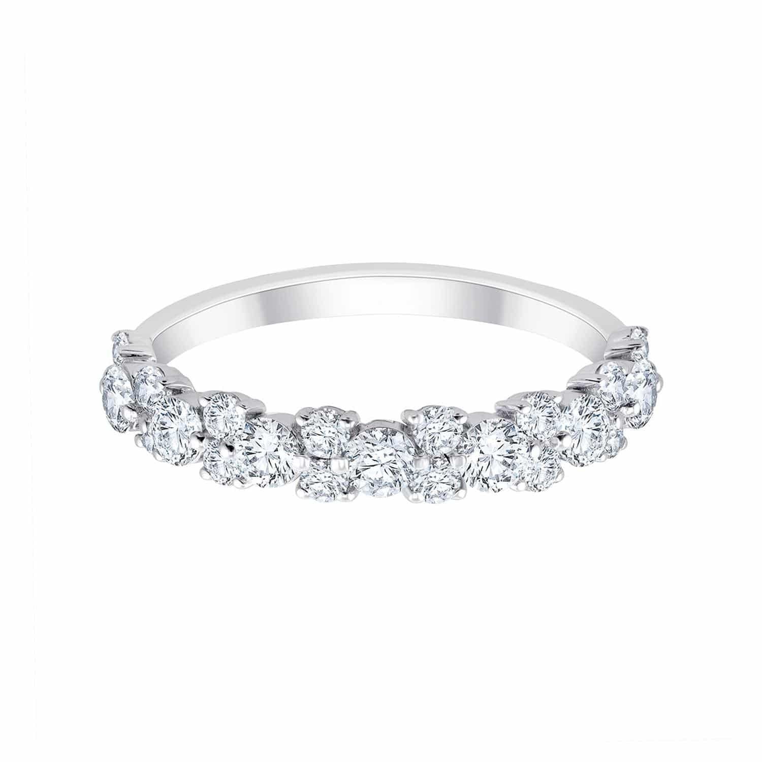 Demi Alliance Trilogie Diamant 0,93ct