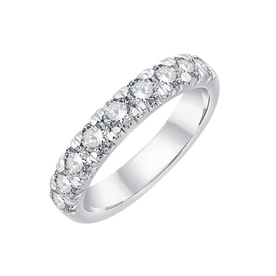 Demi Alliance Serti Clos Diamant 1,21ct