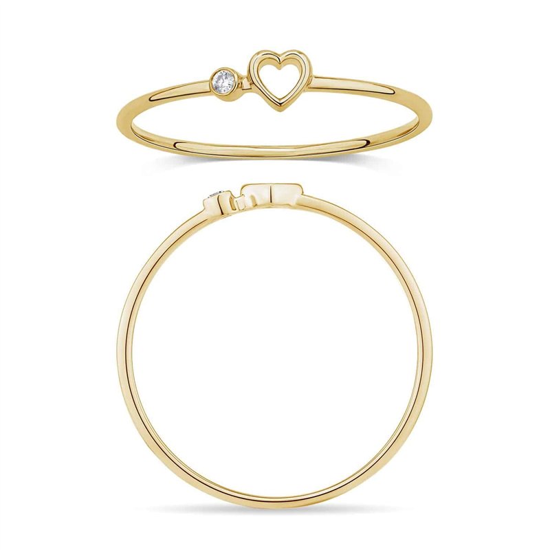 Serti Clos Cœur Diamant 0,01ct