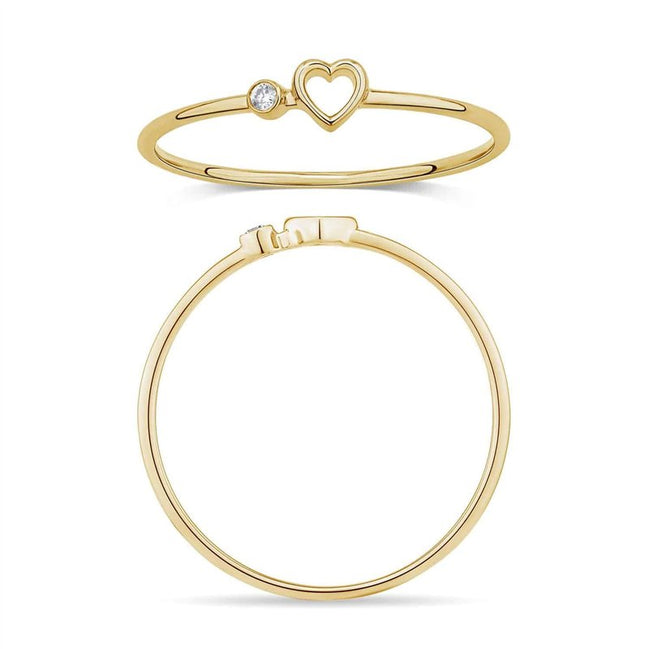 Serti Clos Cœur Diamant 0,01ct