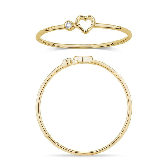 Serti Clos Cœur Diamant 0,01ct