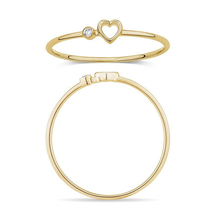 Serti Clos Cœur Diamant 0,01ct