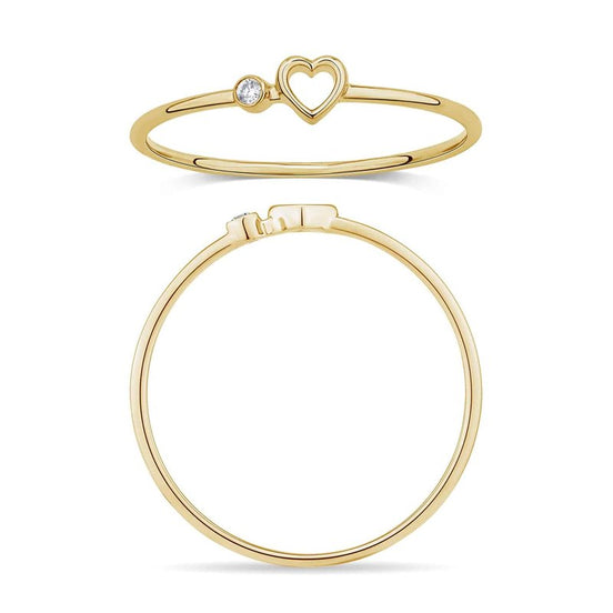 Serti Clos Cœur Diamant 0,01ct