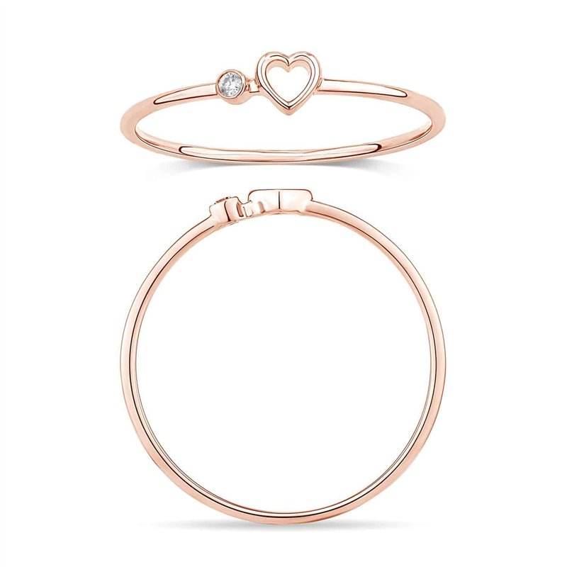 Serti Clos Cœur Diamant 0,01ct