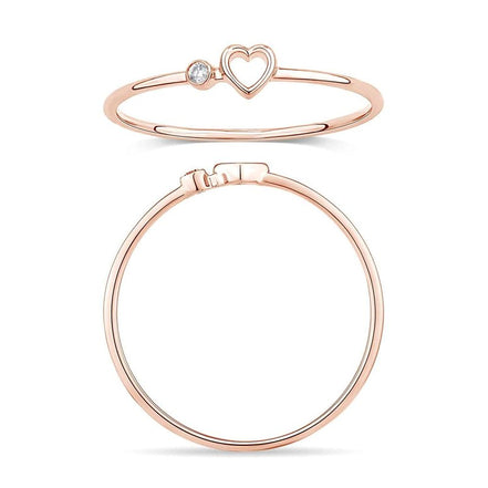 Serti Clos Cœur Diamant 0,01ct
