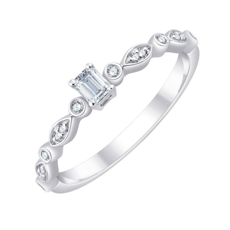 Taille Émeraude Diamant 0,19ct