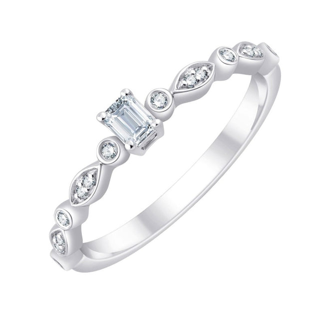 Taille Émeraude Diamant 0,19ct