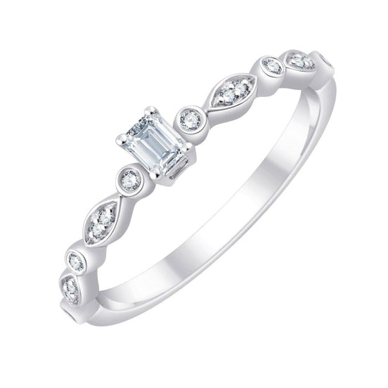Taille Émeraude Diamant 0,19ct
