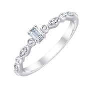 Taille Émeraude Diamant 0,19ct