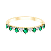 Alliance Émeraude et Diamants 0,07 ct